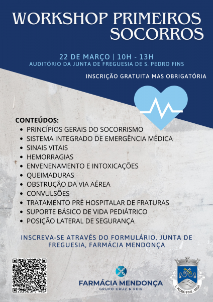 WORKSHOP DE PRIMEIROS SOCORROS